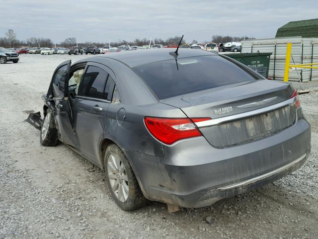 1C3CCBBB8DN545536 - 2013 CHRYSLER 200 TOURIN GRAY photo 3