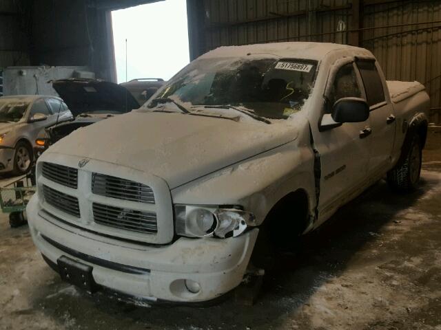 1D7HU18DX4J216724 - 2004 DODGE RAM 1500 S WHITE photo 2