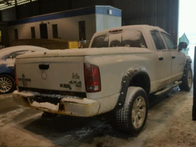 1D7HU18DX4J216724 - 2004 DODGE RAM 1500 S WHITE photo 4