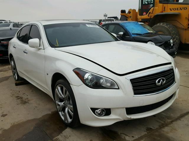 JN1BY1AR6EM320026 - 2014 INFINITI Q70 3.7 WHITE photo 1