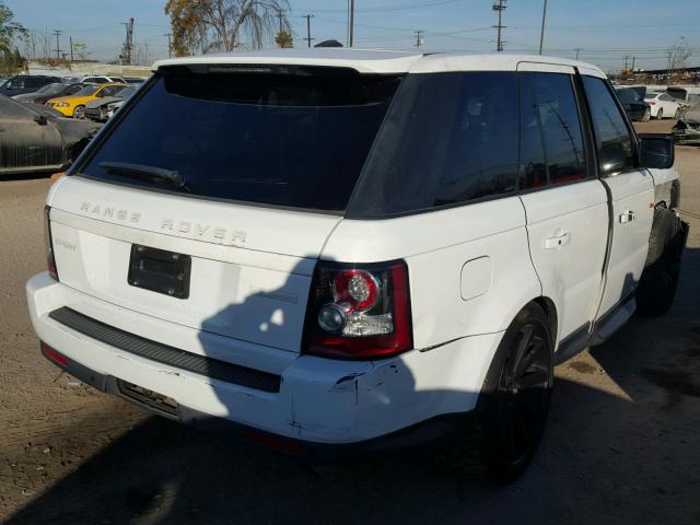 SALSK2D44CA731274 - 2012 LAND ROVER RANGE ROVE WHITE photo 4
