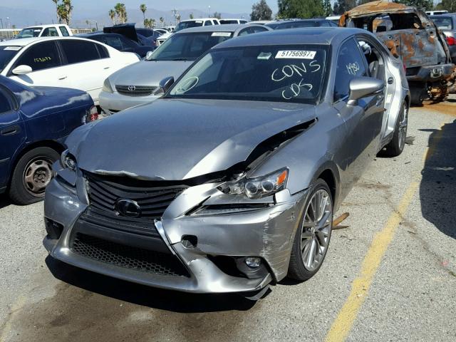 JTHBA1D25G5009781 - 2016 LEXUS IS 200T GRAY photo 2