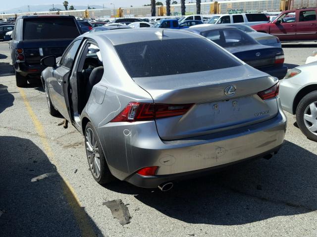 JTHBA1D25G5009781 - 2016 LEXUS IS 200T GRAY photo 3