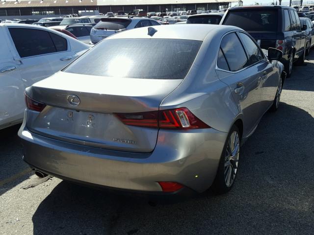 JTHBA1D25G5009781 - 2016 LEXUS IS 200T GRAY photo 4