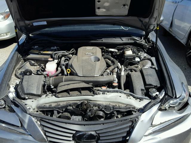 JTHBA1D25G5009781 - 2016 LEXUS IS 200T GRAY photo 7