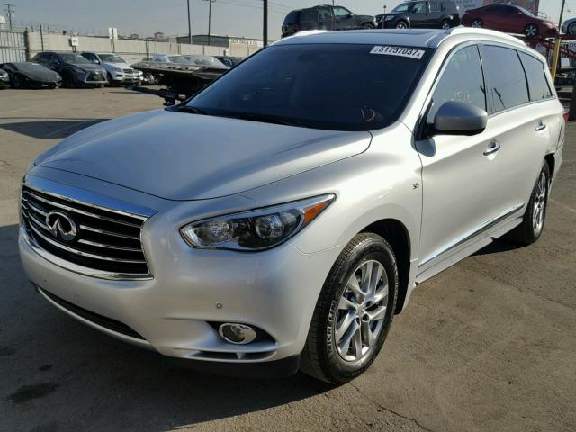 5N1AL0MN8FC513226 - 2015 INFINITI QX60 SILVER photo 2