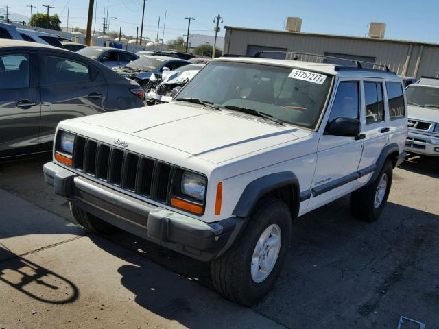 1J4FJ68S9WL228368 - 1998 JEEP CHEROKEE S WHITE photo 2