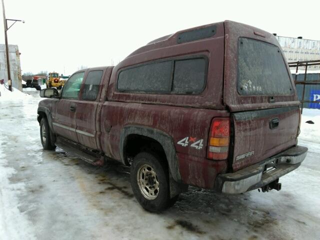 1GTGK29U73Z285905 - 2003 GMC NEW SIERRA MAROON photo 3