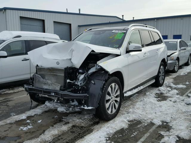 4JGDF6EE0HA803125 - 2017 MERCEDES-BENZ GLS 450 4M WHITE photo 2