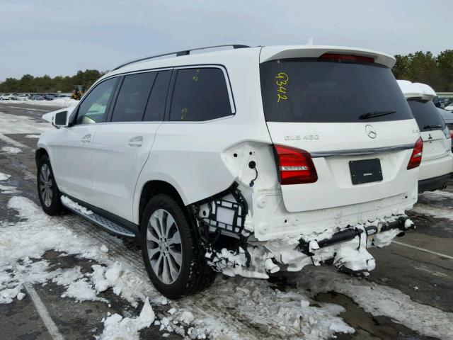 4JGDF6EE0HA803125 - 2017 MERCEDES-BENZ GLS 450 4M WHITE photo 3