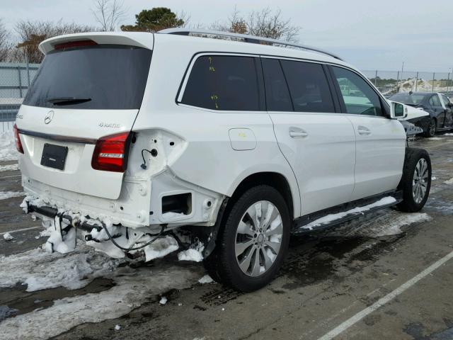 4JGDF6EE0HA803125 - 2017 MERCEDES-BENZ GLS 450 4M WHITE photo 4