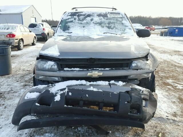 1GNDT13S352385245 - 2005 CHEVROLET TRAILBLAZE TAN photo 9