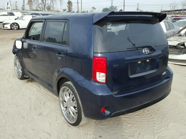 JTLZE4FE9EJ052400 - 2014 TOYOTA SCION XB BLUE photo 3