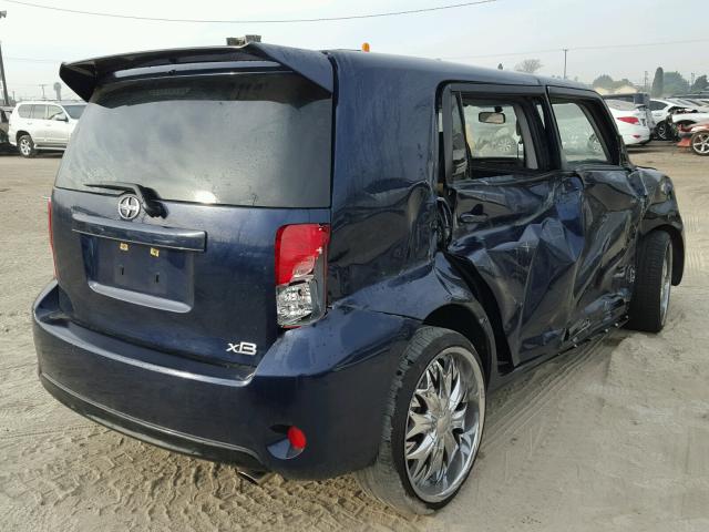 JTLZE4FE9EJ052400 - 2014 TOYOTA SCION XB BLUE photo 4