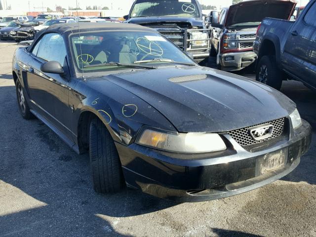 1FAFP44451F137093 - 2001 FORD MUSTANG BLACK photo 1