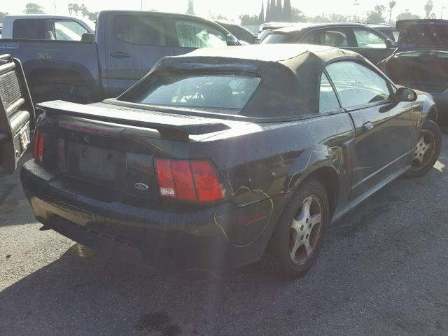 1FAFP44451F137093 - 2001 FORD MUSTANG BLACK photo 4