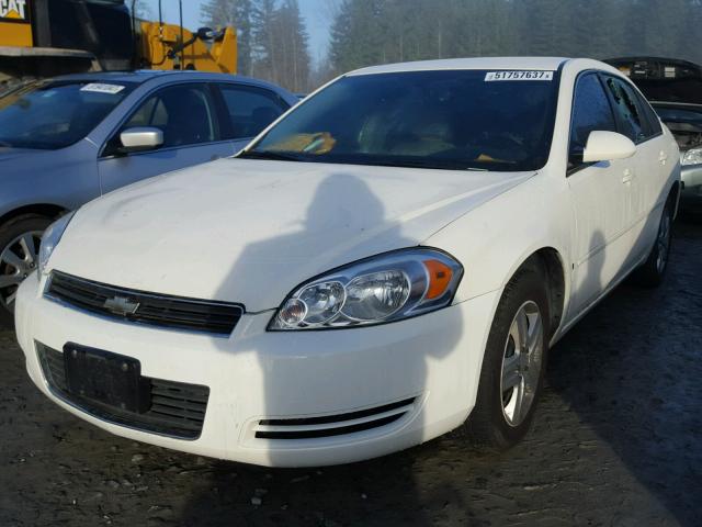 2G1WB58KX79387706 - 2007 CHEVROLET IMPALA LS WHITE photo 2