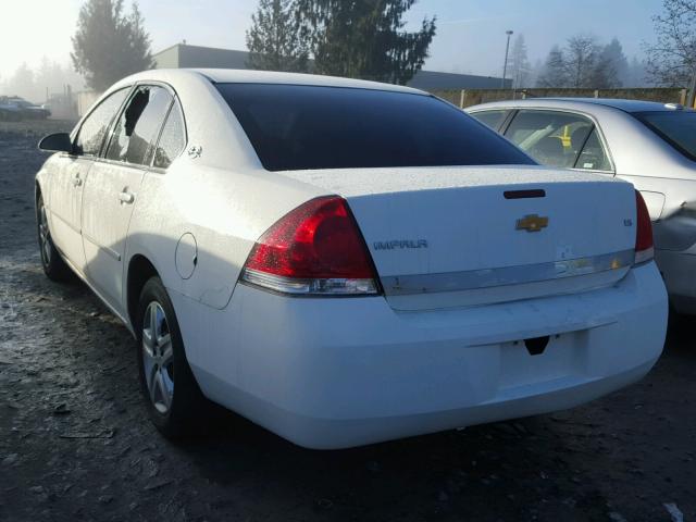 2G1WB58KX79387706 - 2007 CHEVROLET IMPALA LS WHITE photo 3