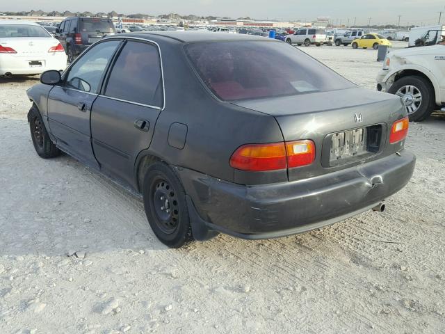 JHMEH9592SS012733 - 1995 HONDA CIVIC EX შავი ფოტო 3