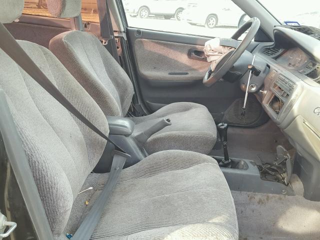 JHMEH9592SS012733 - 1995 HONDA CIVIC EX შავი ფოტო 5