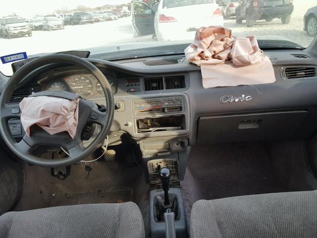 JHMEH9592SS012733 - 1995 HONDA CIVIC EX შავი ფოტო 9