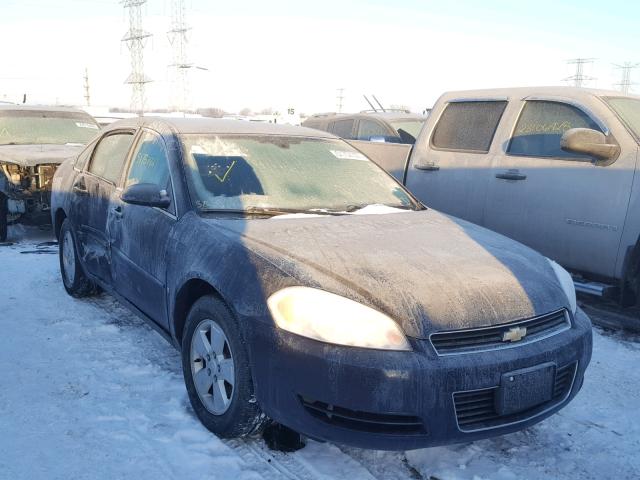 2G1WT58K289200747 - 2008 CHEVROLET IMPALA LT BLUE photo 1