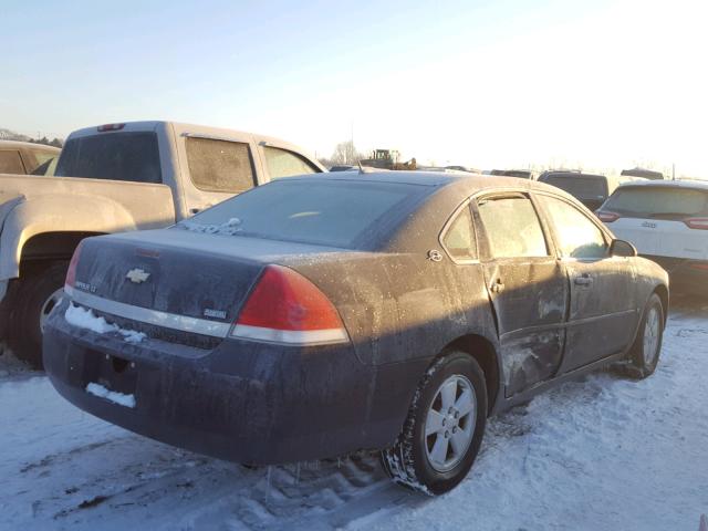 2G1WT58K289200747 - 2008 CHEVROLET IMPALA LT BLUE photo 4