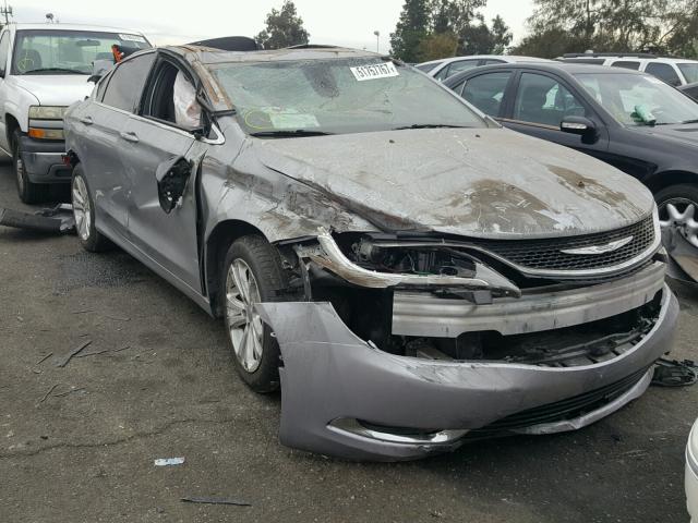 1C3CCCAB8FN679909 - 2015 CHRYSLER 200 LIMITE SILVER photo 1