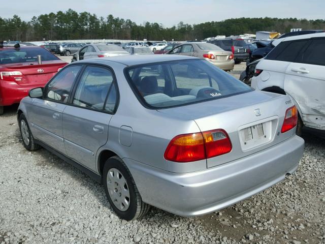 2HGEJ6613XH541766 - 1999 HONDA CIVIC BASE SILVER photo 3