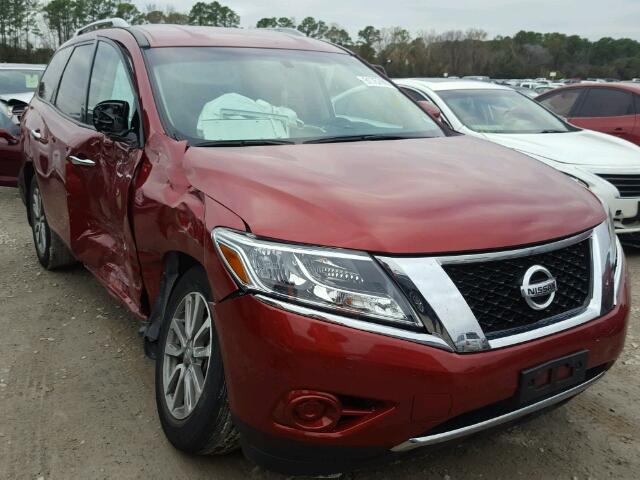 5N1AR2MN5FC713667 - 2015 NISSAN PATHFINDER RED photo 1