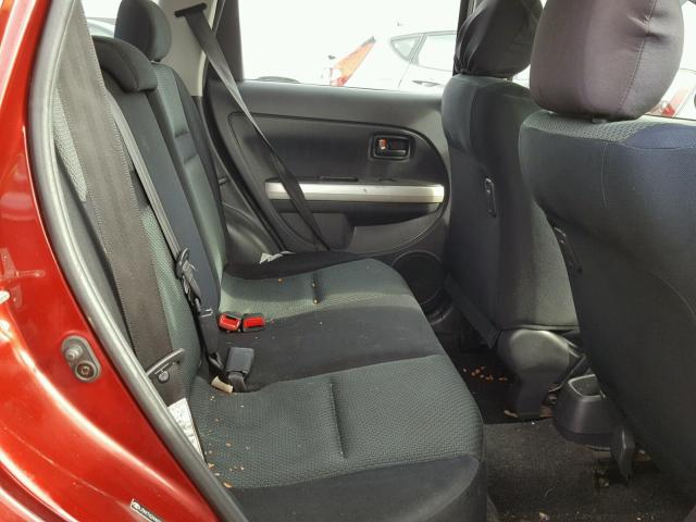 JTKKT624460133249 - 2006 TOYOTA SCION XA RED photo 6