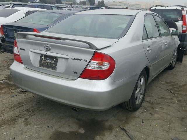 4T1BF32K03U053734 - 2003 TOYOTA CAMRY LE SILVER photo 4