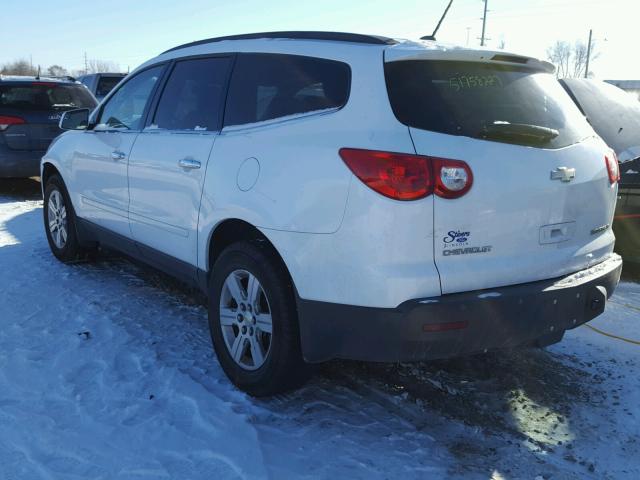 1GNLRFED0AS117043 - 2010 CHEVROLET TRAVERSE L WHITE photo 3