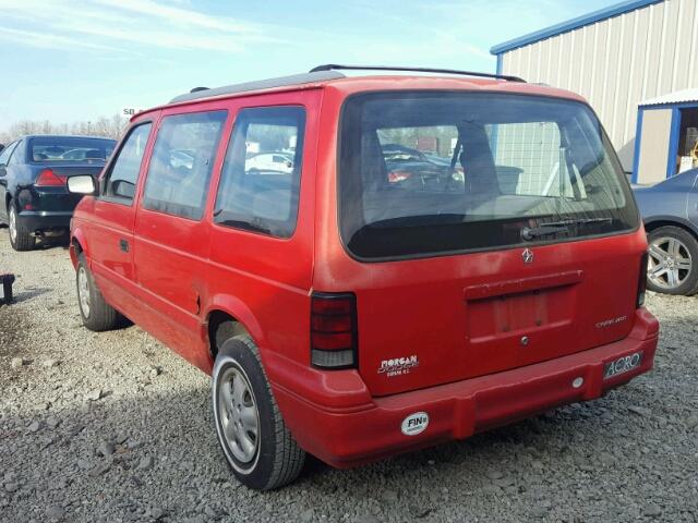 2B4GH2535RR709190 - 1994 DODGE CARAVAN RED photo 3