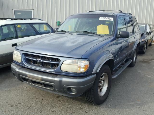 1FMZU73E8YZA72823 - 2000 FORD EXPLORER X BLUE photo 2