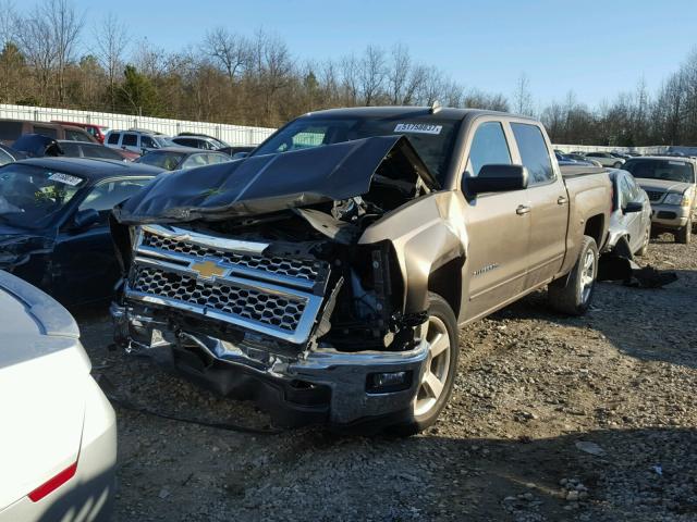 3GCPCREC1FG322258 - 2015 CHEVROLET SILVERADO BROWN photo 2