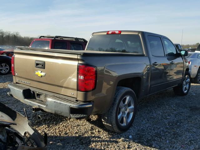 3GCPCREC1FG322258 - 2015 CHEVROLET SILVERADO BROWN photo 4