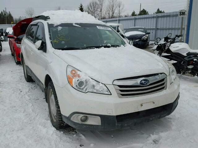 4S4BRJLC2B2414913 - 2011 SUBARU OUTBACK 3. WHITE photo 1