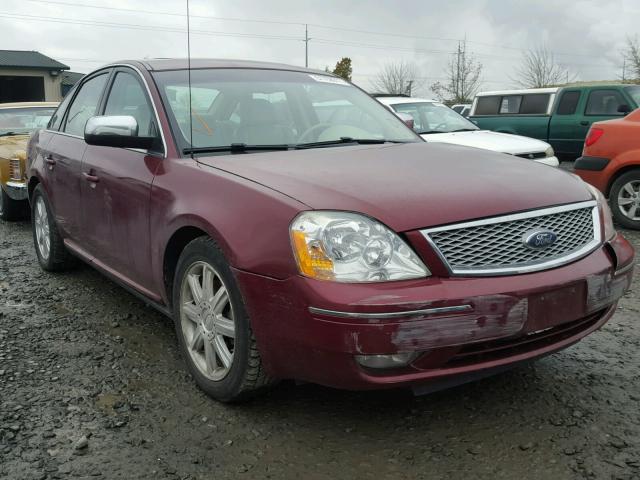 1FAHP25127G152980 - 2007 FORD FIVE HUNDR MAROON photo 1