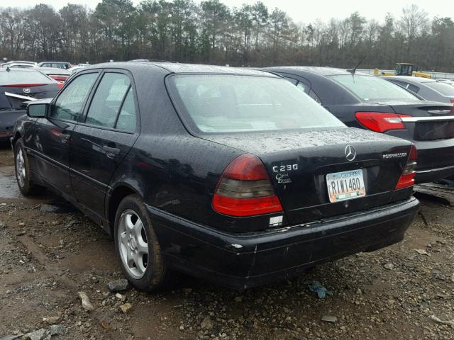 WDBHA24G4XA789162 - 1999 MERCEDES-BENZ C 230 BLACK photo 3