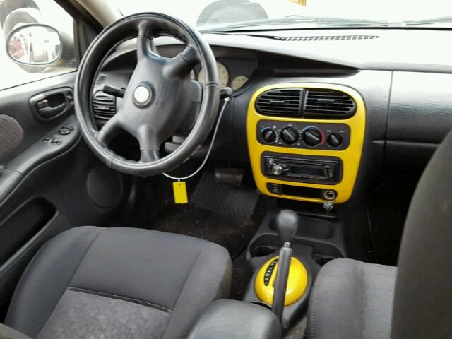 1B3ES56CX2D612265 - 2002 DODGE NEON ES YELLOW photo 9