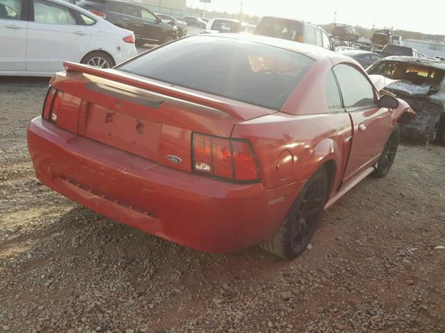 1FAFP4043XF123465 - 1999 FORD MUSTANG RED photo 4