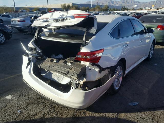 4T1BK1EB8EU097477 - 2014 TOYOTA AVALON BAS WHITE photo 4