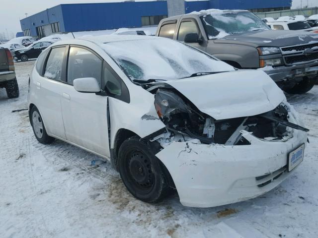 JHMGE8G34DC072918 - 2013 HONDA FIT WHITE photo 1