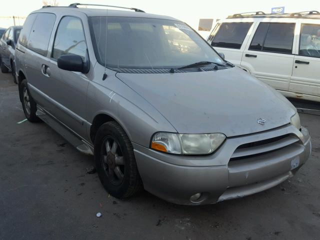 4N2ZN16T71D819305 - 2001 NISSAN QUEST SE BEIGE photo 1