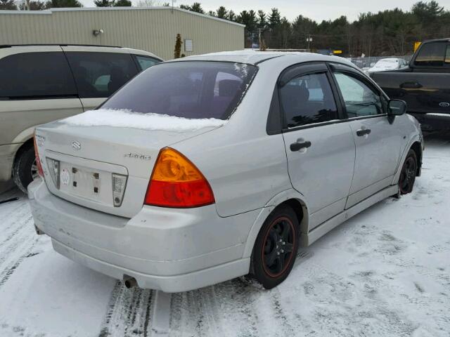 JS2RA41S835163150 - 2003 SUZUKI AERIO S SILVER photo 4