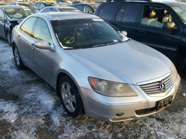 JH4KB16535C008206 - 2005 ACURA RL SILVER photo 1