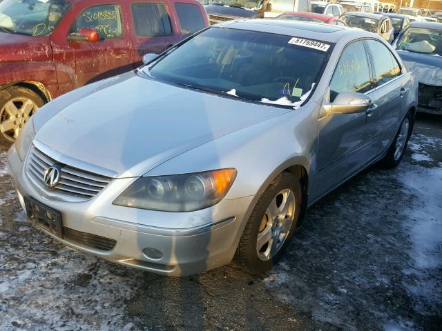 JH4KB16535C008206 - 2005 ACURA RL ვერცხლისფერი ფოტო 2