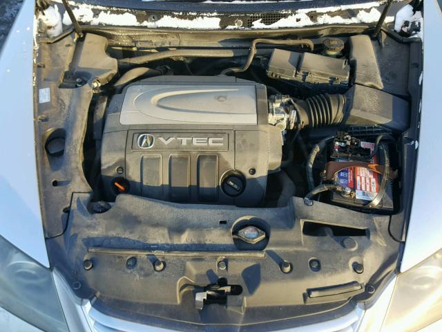 JH4KB16535C008206 - 2005 ACURA RL SILVER photo 7