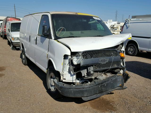 1GCSGAFX2E1178976 - 2014 CHEVROLET EXPRESS G1 WHITE photo 1